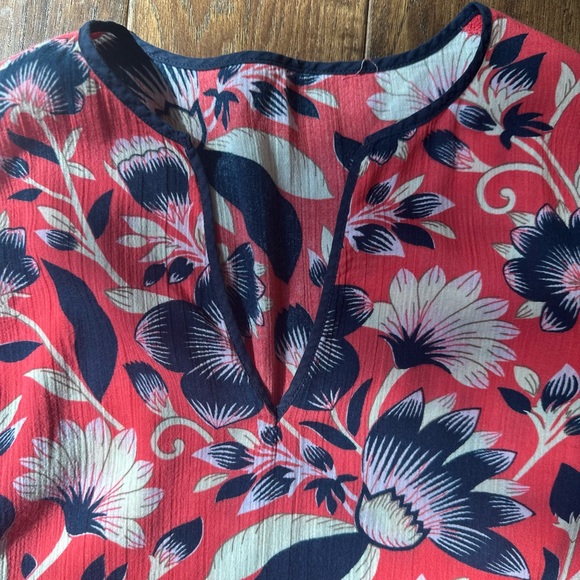J.Crew Floral Beach Cover-Up / Tunic - Picture 3 of 4